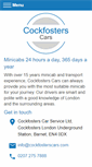 Mobile Screenshot of cockfosterscars.com